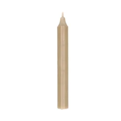Dinerkaarsen*DILLE & KAMILLE Dinerkaars, beige, 18 cm