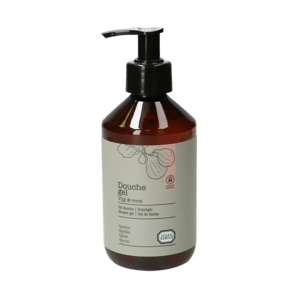 Lichaamsverzorging*DILLE & KAMILLE Douchegel, vijg & roos, 300 ml