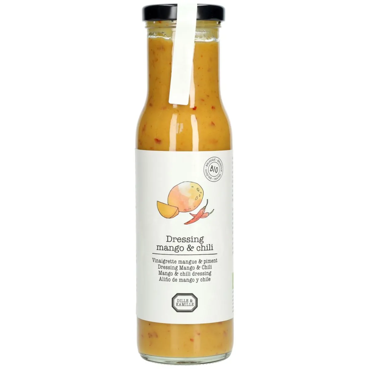 Dressings|Picknick*DILLE & KAMILLE Dressing, biologisch, mango & chili, 250 ml