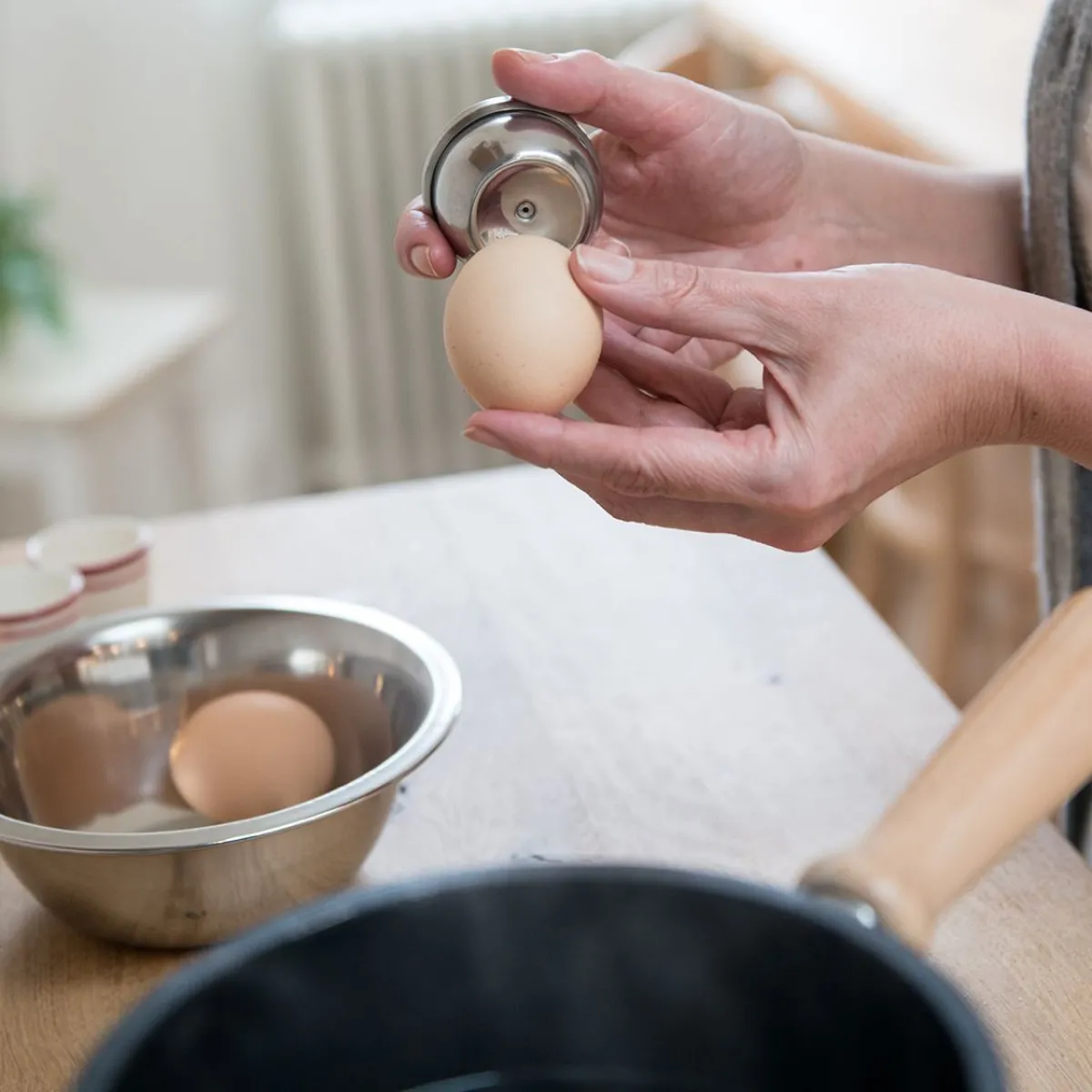 Overige Keukenaccessoires*DILLE & KAMILLE Eierprikker, roestvrij staal