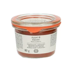 Confituur*DILLE & KAMILLE Extra-confituur, appel & kaneel, 80 gram