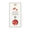 Chocolade*DILLE & KAMILLE Frambozen in witte chocolade, 80 gram