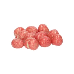 Chocolade*DILLE & KAMILLE Frambozen in witte chocolade, 80 gram