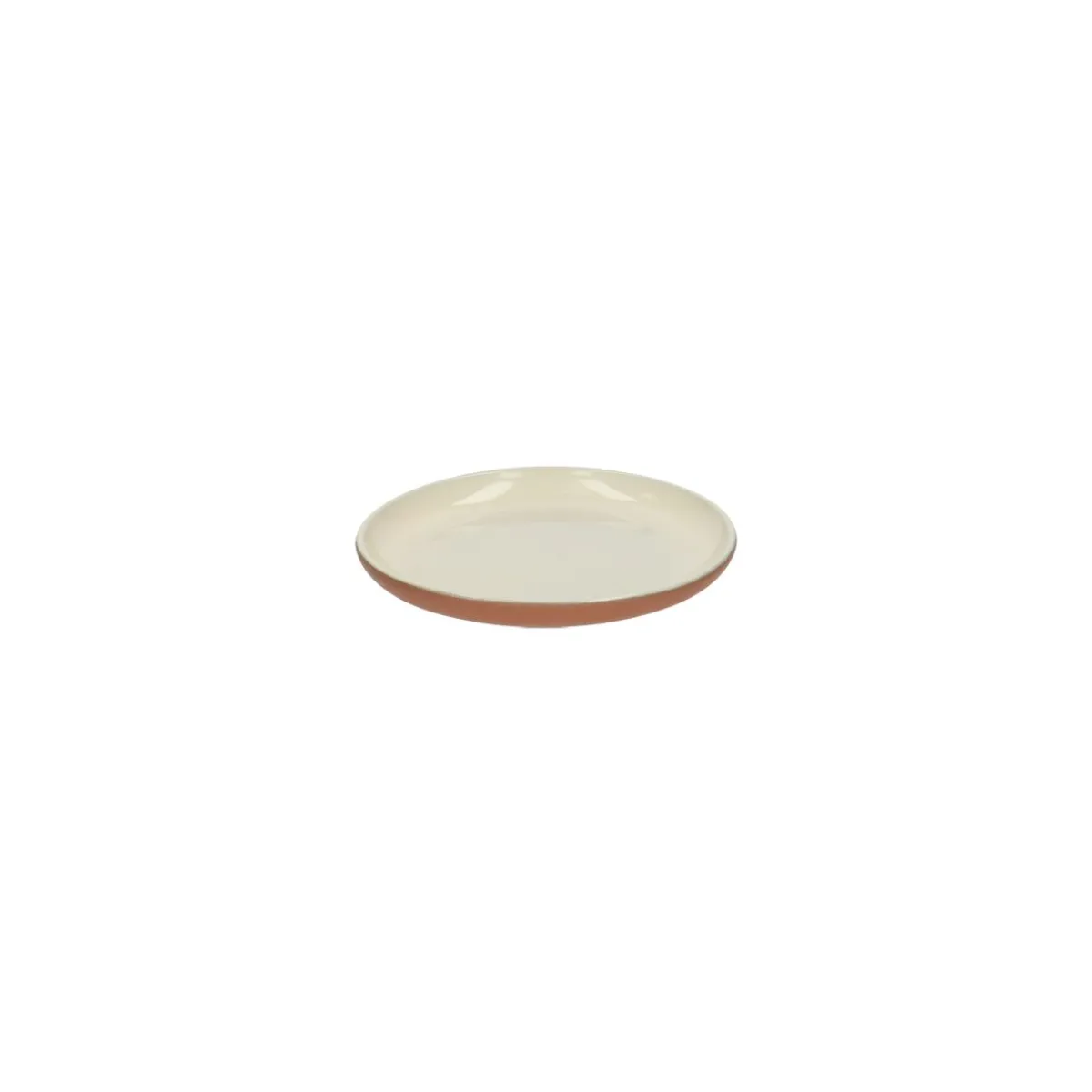 Dessert|Borden*DILLE & KAMILLE Gebaksbord kiezel, terracotta, ø 14 cm