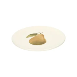 Bakken Met Peren|Borden*DILLE & KAMILLE Gebaksbordje, steengoed, peren, Ø15 cm
