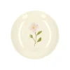 Borden|Serviessets*DILLE & KAMILLE Gebaksbordje, steengoed, roze bloem, Ø 16 cm