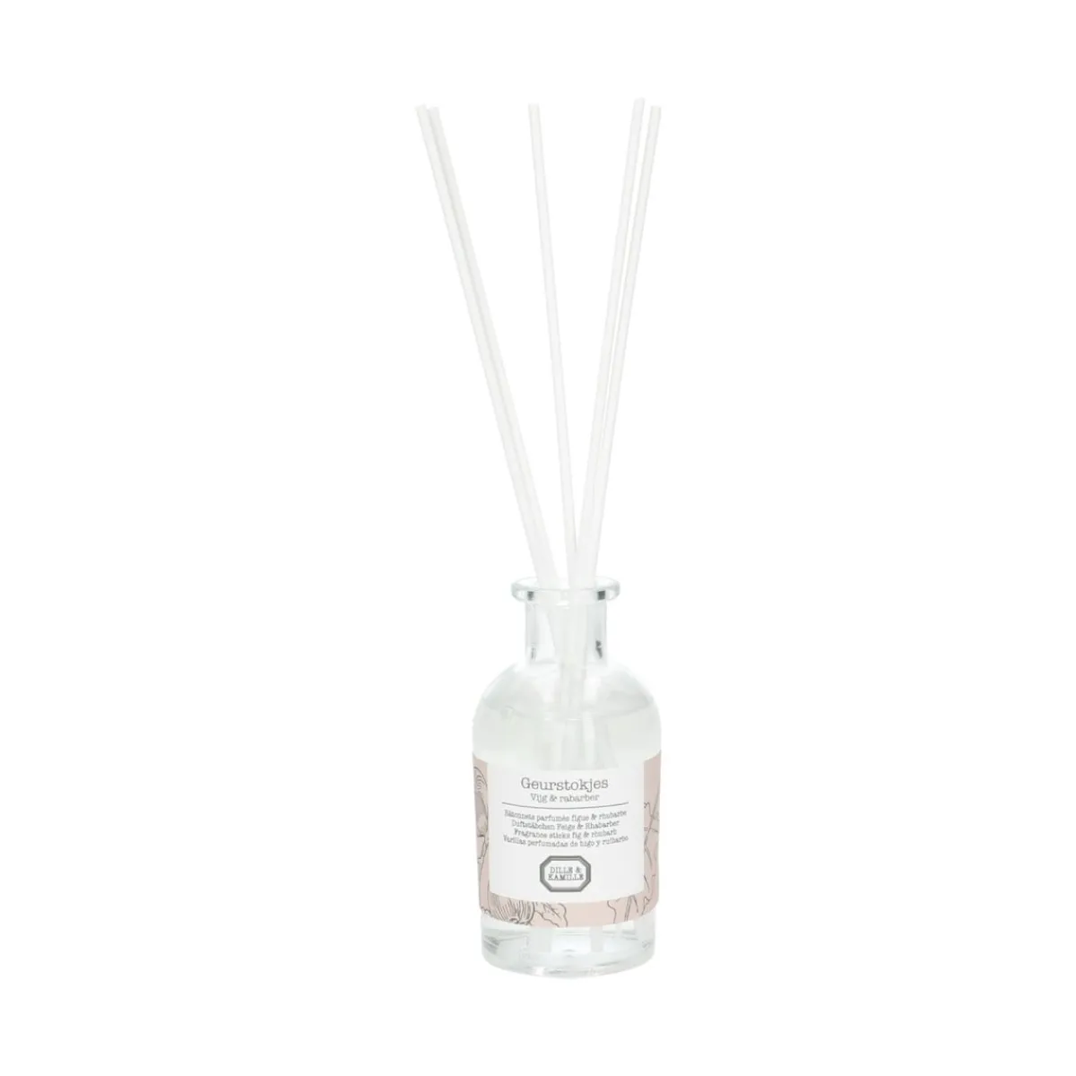 Geurstokjes*DILLE & KAMILLE Geurstokjes, vijg en rabarber, 100 ml