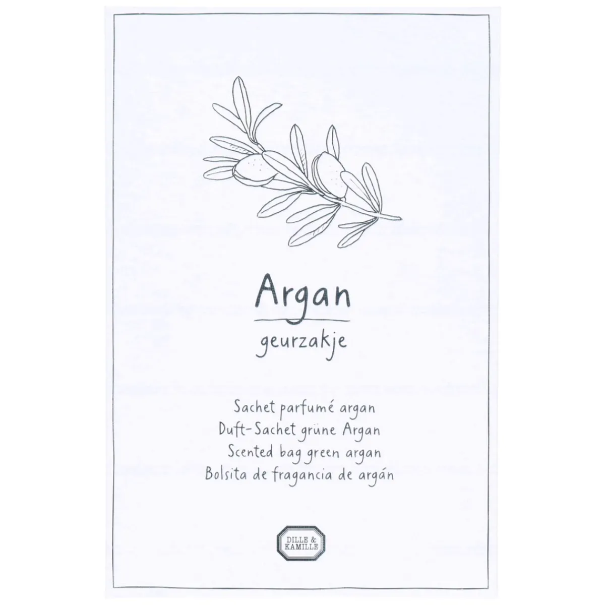 Geurzakjes*DILLE & KAMILLE Geurzakje, argan