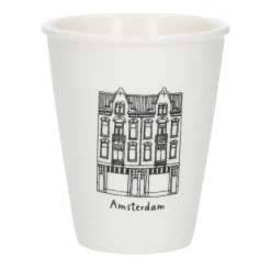 Bekers En Mokken*DILLE & KAMILLE Gevel mok, Amsterdam De Pijp, porselein, 200 ml