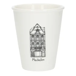 Bekers En Mokken*DILLE & KAMILLE Gevel mok, Mechelen, porselein, 200 ml
