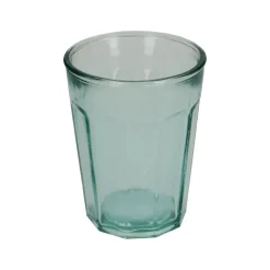 Glazen*DILLE & KAMILLE Glas met facetten, gerecycled glas, 400 ml