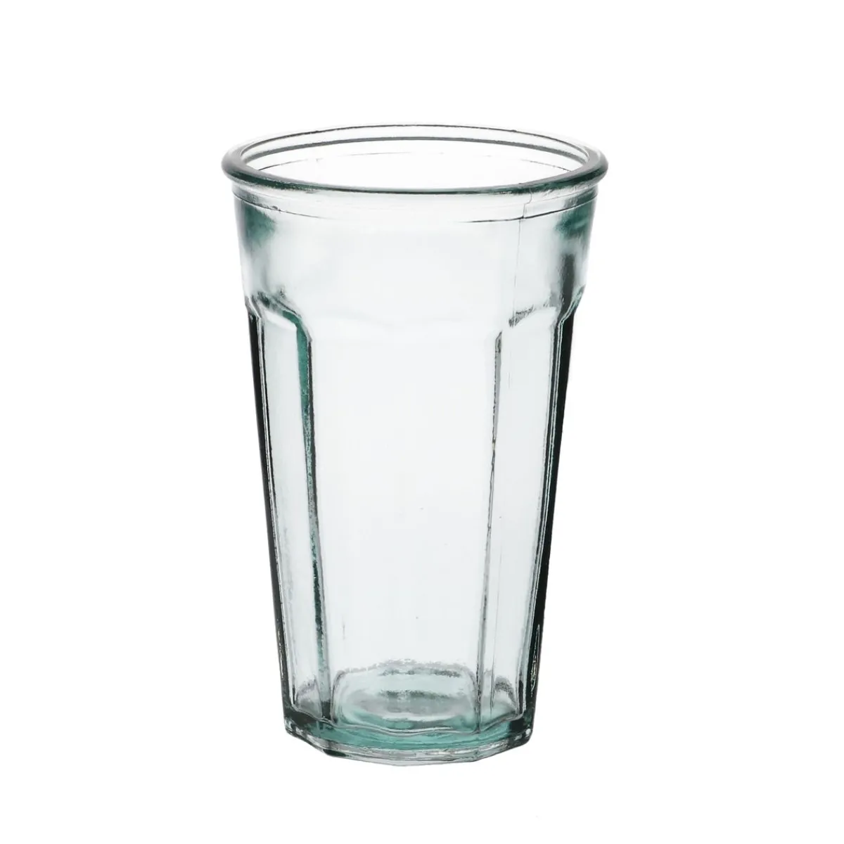 Glazen*DILLE & KAMILLE Glas met facetten, gerecycled glas, 300 ml