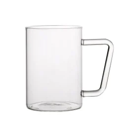 Theekopjes|Glazen*DILLE & KAMILLE Glas met oor, hittebestendig, 500 ml