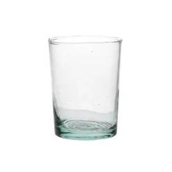 Glazen*DILLE & KAMILLE Glas, recht, gerecycled glas, handgeblazen, 230 ml
