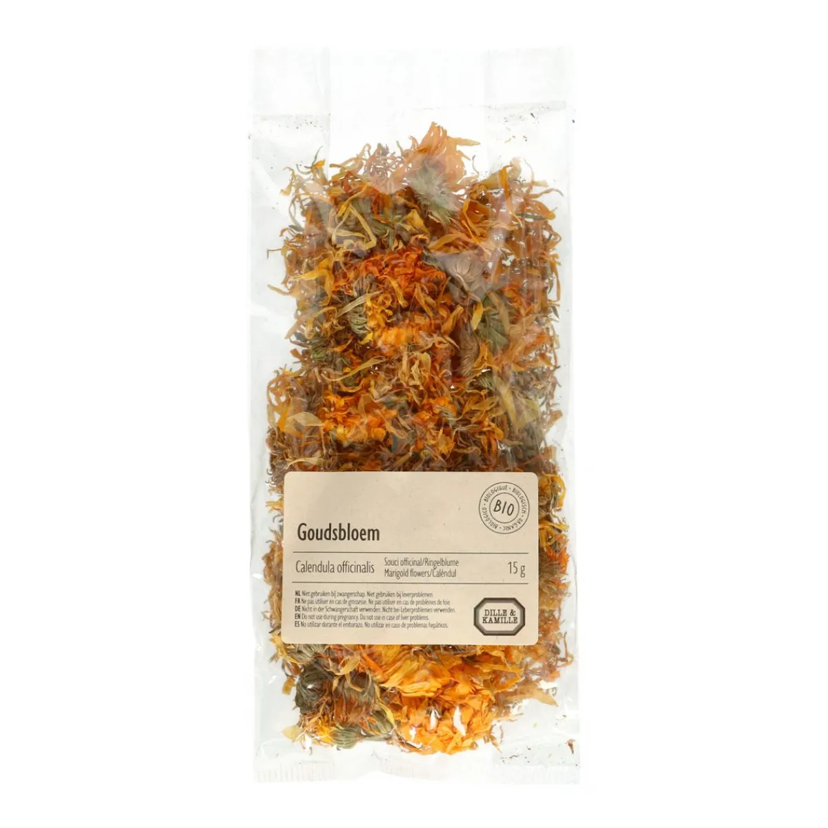 Thee*DILLE & KAMILLE Goudsbloem, biologisch, 15 g