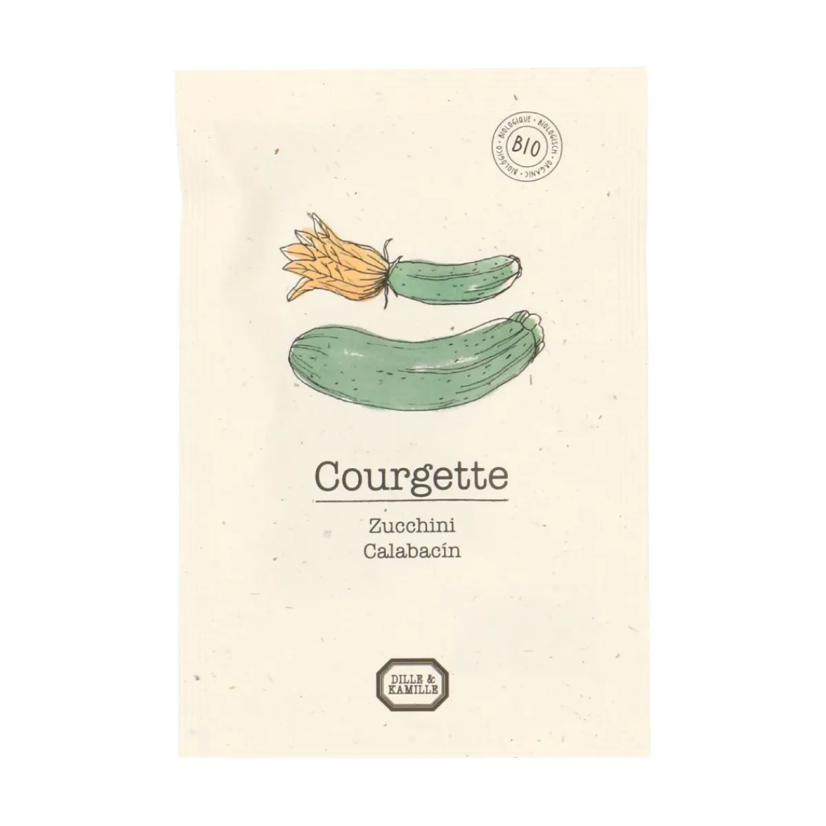Zaaien*DILLE & KAMILLE Groentezaden, biologisch, courgette, 2.5 g