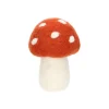 Warm Wonen|Herfst Decoratie*DILLE & KAMILLE Grote paddenstoel, vilt, rood, ca. 14 cm
