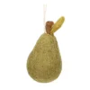 Warm Wonen|Herfst Decoratie*DILLE & KAMILLE Hanger peer, vilt, groen