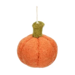Warm Wonen|Herfst Decoratie*DILLE & KAMILLE hanger, vilt, pompoen, oranje, vilt