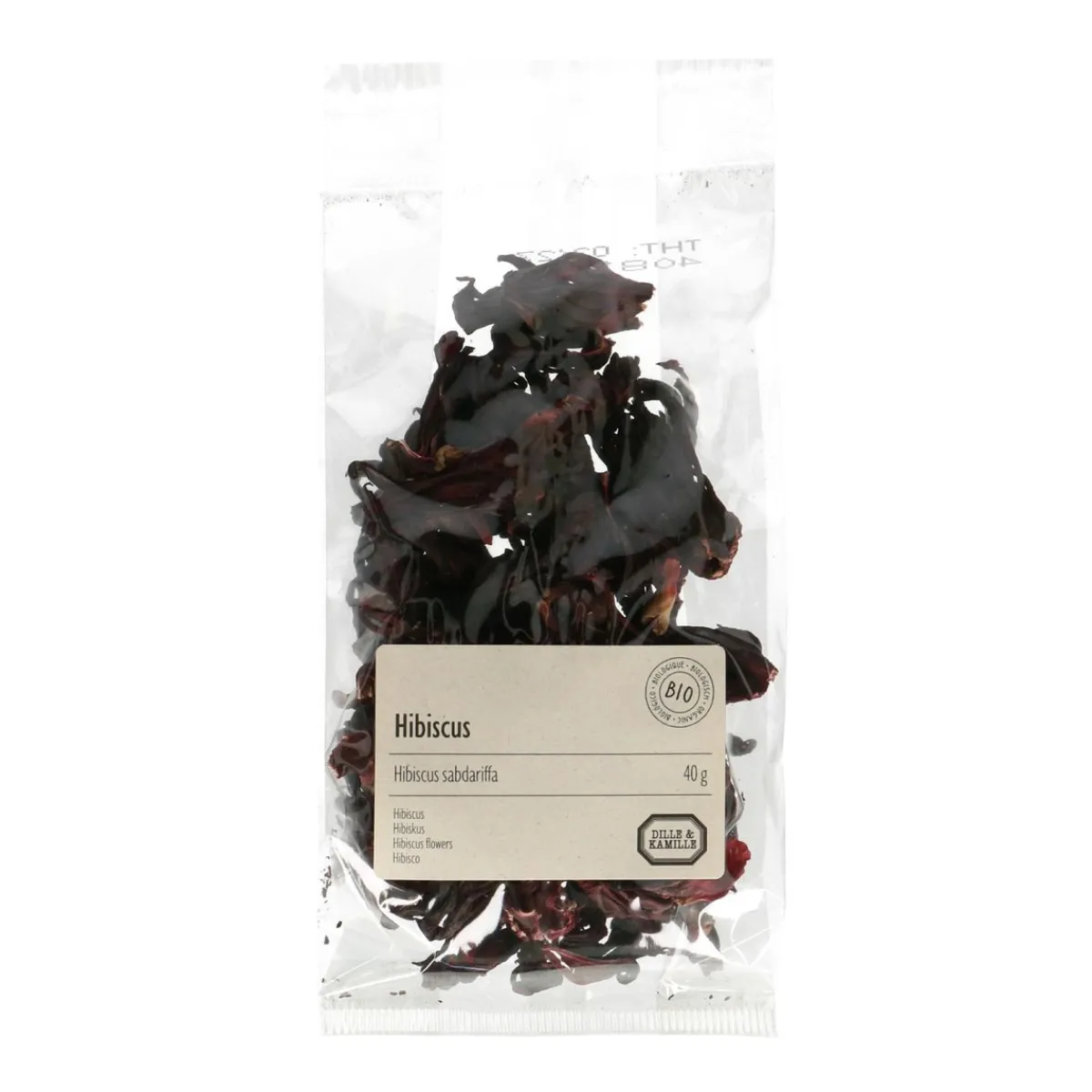 Thee*DILLE & KAMILLE Hibiscus, biologisch, 40 g