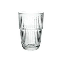 Glazen*DILLE & KAMILLE Hittebestendig glas, geribbeld, 330 ml