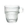 Glazen*DILLE & KAMILLE Hittebestendig glas met oor, geribbeld, 250 ml
