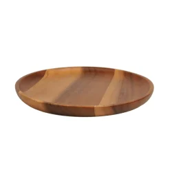Tinten En Texturen|Herfst Decoratie*DILLE & KAMILLE Houten bord, acacia, Ø 25 cm