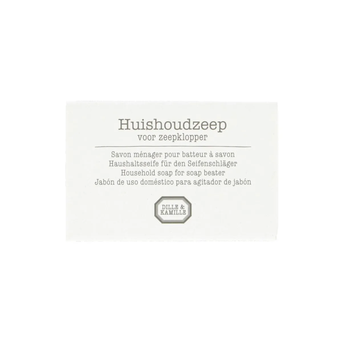 Schoonmaakmiddelen*DILLE & KAMILLE Huishoudzeep voor zeepklopper, 65 g
