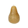 Warm Wonen|Herfst Decoratie*DILLE & KAMILLE Kaars peer, geel, Ø11 X 7,5 cm