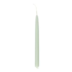 Kleine Kaarsjes*DILLE & KAMILLE Kaarsjes smal, celadongroen, 17 cm, 10 stuks
