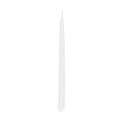 Kleine Kaarsjes*DILLE & KAMILLE Kaarsjes smal, wit, 17 cm, 10 stuks