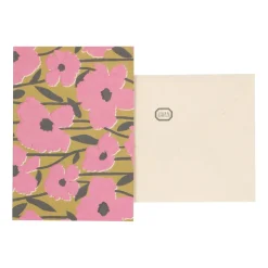 Kaarten|Kaarten*DILLE & KAMILLE Kaart met envelop, klaprozen, roze
