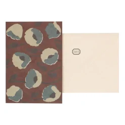 Kaarten|Kaarten*DILLE & KAMILLE Kaart met envelop, klaprozen, blauw