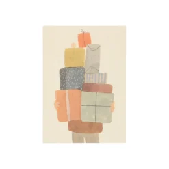 Kaarten|Kaarten*DILLE & KAMILLE Kaart, stapel cadeautjes