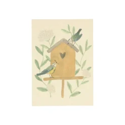 Kaarten|Kaarten*DILLE & KAMILLE Kaart, vogelhuisje