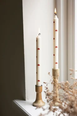 Warm Wonen|Herfst Decoratie*DILLE & KAMILLE Kandelaar, mangohout, klein