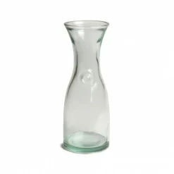 Glazen*DILLE & KAMILLE Karaf, groen gerecycled glas, 0,8 liter