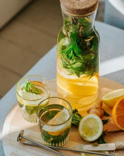 Glazen*DILLE & KAMILLE Karaf met kurk, glas, 0,5 L