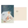 Kaarten|Kaarten*DILLE & KAMILLE Kerstkaart + envelop, tent met dieren