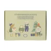 Kaarten*DILLE & KAMILLE Kerstkaarten met envelop, winteraccessoires, set van 10 in een doos