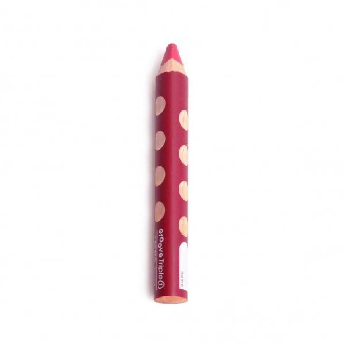 Schrijven & Tekenen|Knutselspullen*DILLE & KAMILLE Kleurpotlood 3 in 1, ergonomische grip, donkerroze