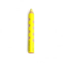 Knutselspullen|Schrijven & Tekenen*DILLE & KAMILLE Kleurpotlood 3 in 1, ergonomische grip, fel geel