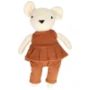 Poppen & Knuffels|Babyspeelgoed*DILLE & KAMILLE Knuffel muis, GOTS katoen, gebreid