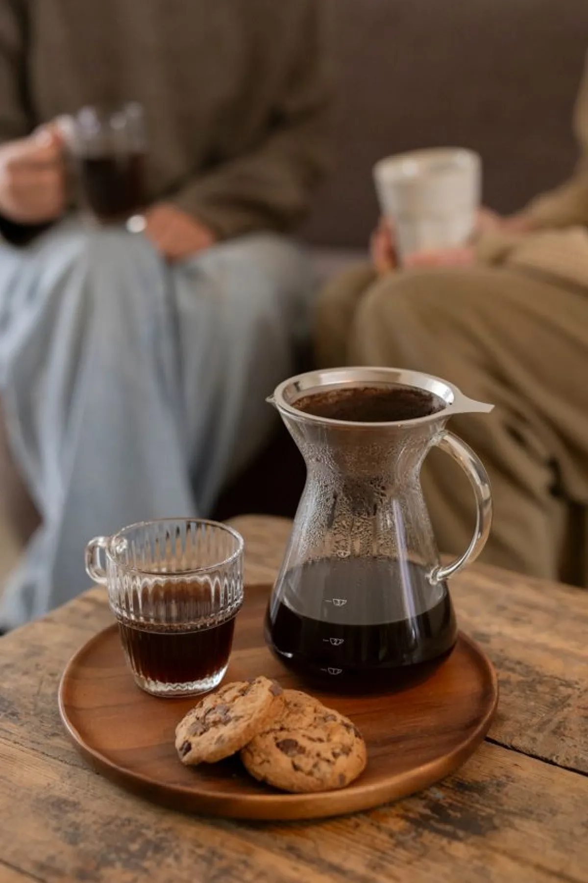 Bakken Met Peren|Koffie*DILLE & KAMILLE Koffiekan + filter, 600 ml, glas en rvs