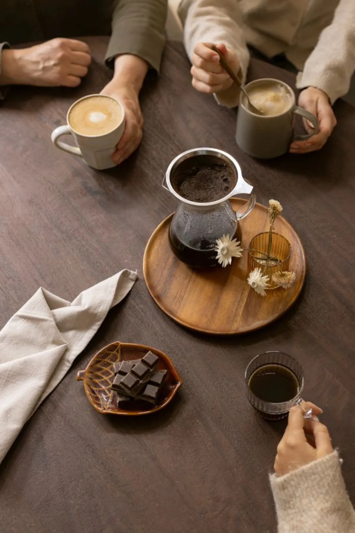 Bakken Met Peren|Koffie*DILLE & KAMILLE Koffiekan + filter, 600 ml, glas en rvs