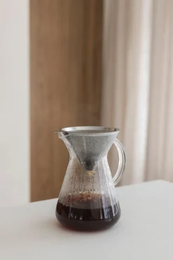 Bakken Met Peren|Koffie*DILLE & KAMILLE Koffiekan + filter, 600 ml, glas en rvs