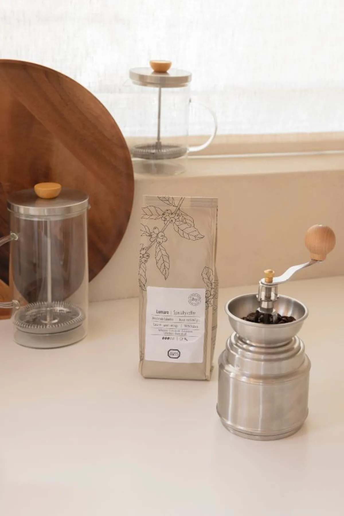 Bakken Met Peren|Koffie*DILLE & KAMILLE Koffiemolen, rvs