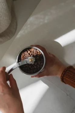 Bakken Met Peren|Koffie*DILLE & KAMILLE Koffiemolen, rvs