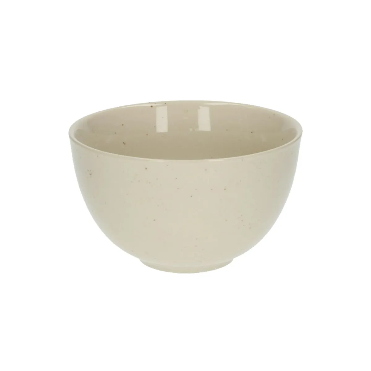 Schalen|Soepkommen*DILLE & KAMILLE Kom, steengoed, beige, spikkel, Ø 12 cm