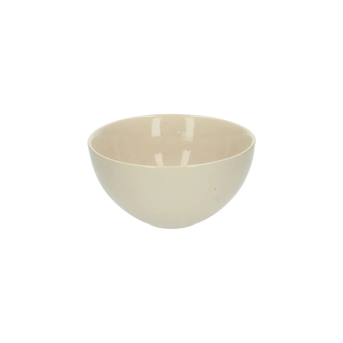 Schalen|Soepkommen*DILLE & KAMILLE Kom, steengoed, beige, spikkel, Ø 18 cm